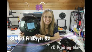 Sunlu FilaDryer S2  3D PrintingMate [upl. by Sidon248]