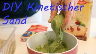 DIY Kinetic Sand selber machen  Self Made Kinetic Sand [upl. by Croner]