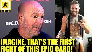 Dana White reveals the UFC 300s FIRST FIGHT OF THE NIGHTConor McGregor wont fight at UFC 300Ilia [upl. by Regan]