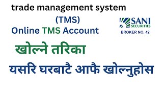 How To Open Online TMS account l Online TMS Registration l Share Market Nepal l Nepse [upl. by Yolande]