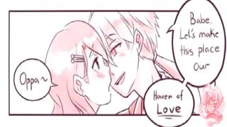 Mystic Messenger Comic Dub Valentines Day Zen Route [upl. by Arbas992]