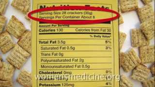 Nutrition Labels 101 What is a serving size and how do I calculate calories [upl. by Aun]