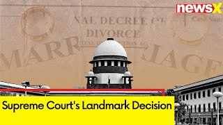 Divorced Muslim Woman Can Seek Alimony  Supreme Courts Landmark Decision  NewsX [upl. by Higginbotham630]