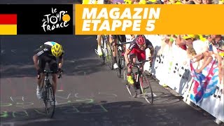 Magazin  La Planche des Belles Filles  Etappe 5  Tour de France 2017 [upl. by Ydeh]