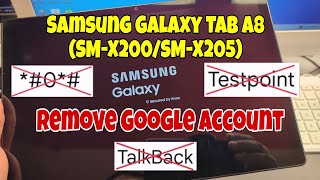 Final Method Samsung Galaxy Tab A8 SMX200 Remove Google Account Bypass FRP [upl. by Ssegrub]