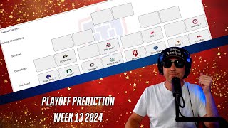 PLAYOFF PREDICTIONS College Football WEEK 13 2024  Predicting the FINAL BRACKET of the Committee [upl. by Flosser]