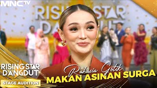 RAHASIA MAKANAN ZASKIA GOTIK quotMAKANAN ASINAN SURGAquot  Rising Star Dangdut [upl. by Neeluj]