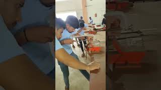 iti fitter job practical quotskill test training fitter job skills skill trending shortvideo video [upl. by Anehsuc]