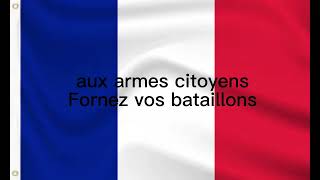 France national anthem [upl. by Htnicayh]