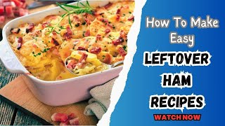 Leftover Ham and Cheese Stuffed Peppers Recipe [upl. by Navi]