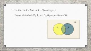 Optimality of Bayes Decision Rule a slecture by Aaron Michaux [upl. by Rozina]