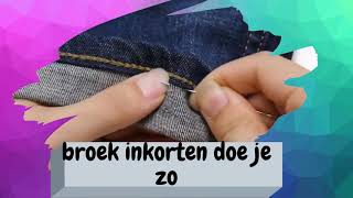 Broek Te Lang Broek Kort Maken Zo Gedaan [upl. by Eamon]