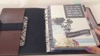 Set up of my new Filofax A5 original [upl. by Darwin]