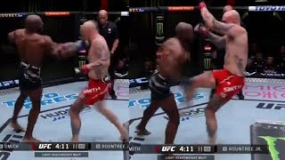 Khalil Rountree knocks out Anthony Smith in R3 [upl. by Hermann]