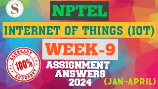 Introduction to Internet of Things WEEK9 Quiz assignment Answers 2024NPTELIoTSKumarEdu [upl. by Elimay]