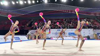 Russian National Junior Group 5 balls Grand Prix Moscow 2023 EF [upl. by Doak474]