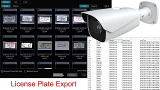 LPR Camera System License Plate Database Export [upl. by Joachim]