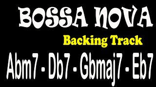 BOSSA NOVA 2516 Backing track in Gb Major [upl. by Drarrej]