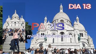 🇫🇷 🗼Itinerario por PARIS  Dia 13 Recorriendo el Barrio de Montmartre Sacre Coeur Moulin Rouge [upl. by Aliac749]