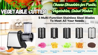 Electric Slicer Vegetable Cutter  Best Electric Cheese Graters  Electric Vegetable Slicer 2024 [upl. by Anidnamra]