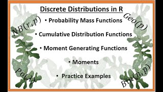 Discrete Distributions in R [upl. by Shipp]