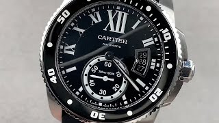 Cartier Calibre de Diver W7100056 Cartier Watch Review [upl. by Cornish]