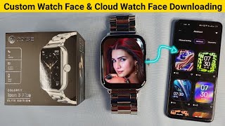 Noise ColorFit Icon 3 Plus Custom Watch Face Change amp Cloud Watch Face Downloding [upl. by Stevie]