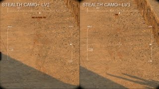 Official 03 MARKING RESISTANCE COMPARISON マーキング耐性比較  METAL GEAR ONLINE MGO  KONAMI [upl. by Celtic]