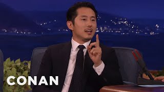 Steven Yeun Conans Been Mispronouncing My Name For Years  CONAN on TBS [upl. by Lisandra]