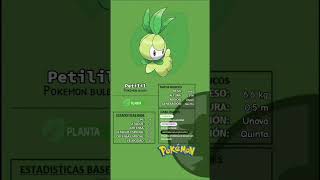 Petilil el pokemon bulbo pokedex pokemongame unova pokemongo anime shorts ash teselia [upl. by Naiva]