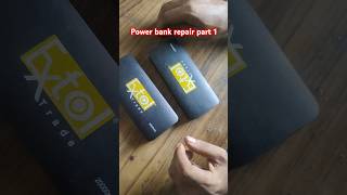 Power bank repair part 1 shortvideo youtub [upl. by Llorrad]