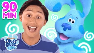 BEST Games amp Skidoos with Josh amp Blue 🌀  90 Min Compilation  Blues Clues amp You [upl. by Aivek972]