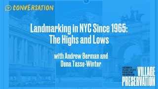 Landmarking in NYC Since 1965 The Highs and Lows [upl. by Sande]