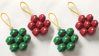 DIY handmade Christmas Ornaments for Home Decorations  Lets Make Some Christmas Tree Ornaments [upl. by Marcelle]