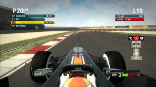 F1 2012 Game Career 3 China practice [upl. by Syl]