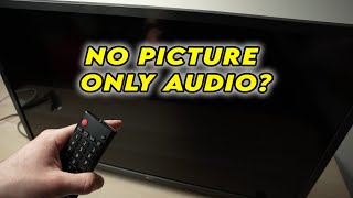 LG Smart TV How to Fix No Picture on the Screen Only Audio [upl. by Newnorb782]