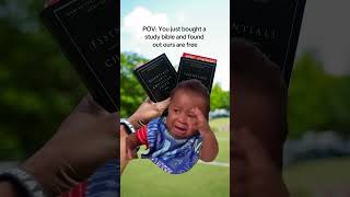 It’s not to late Get a FREE study bible today gameplanforlife funny bible [upl. by Uhsoj]