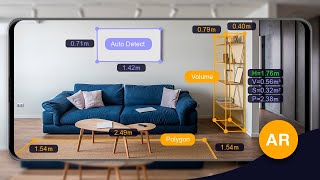 ARuler  Measure anything with Augmented Reality and your phone [upl. by Atikram]