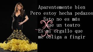 Jenni Rivera  Aparentemente Bien Letra Oficial [upl. by Philips]