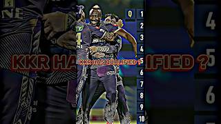 KKR First To Qualify For Playoffs🔥 shorts kkr cricket ipl2024 viral [upl. by Tewfik845]