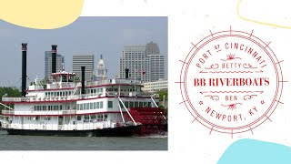 Journey Aboard Cincinnatis Official Riverboat Cruise Line BB Riverboats [upl. by Brunk]