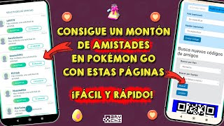 🚨 CÓDIGOS AMISTAD POKÉMON GO 🚨 Te mostramos cómo conseguir muchos amigos [upl. by Alyehs]