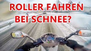 ROLLER FAHREN BEI SCHNEE [upl. by Leibrag489]