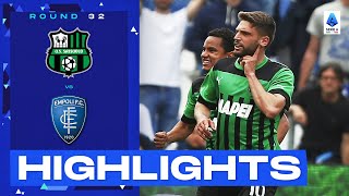 SassuoloEmpoli 21  Berardi shines for the Neroverdi Goals amp Highlights  Serie A 202223 [upl. by Py]