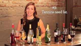 6 Basic Rules For Pairing Food With Wine Video [upl. by Chesney]