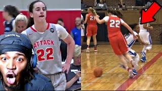 Reacting To Caitlin Clark In 8TH GRADE Making Defenders Look Silly [upl. by Oijres461]