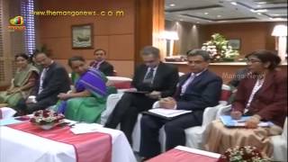 PM Modi meets Sri Lanka President Mahinda Rajapaksa at SAARC Summit in Nepal [upl. by Coffey]