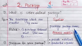 Userdefined Package in Java  Learn Coding [upl. by Ellehcar]