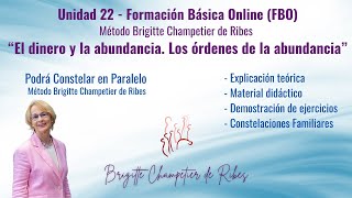 quotEL DINERO Y LA ABUNDANCIA LOS ÓRDENES DE LA ABUNDANCIAquot Unidad 22 de 45 Formación Básica Online [upl. by Ellednek669]