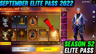 Next Elite Pass In Free Fire  September Elite Pass Free Fire 2022  Season 52 Elite Pass Free Fire [upl. by Desai373]